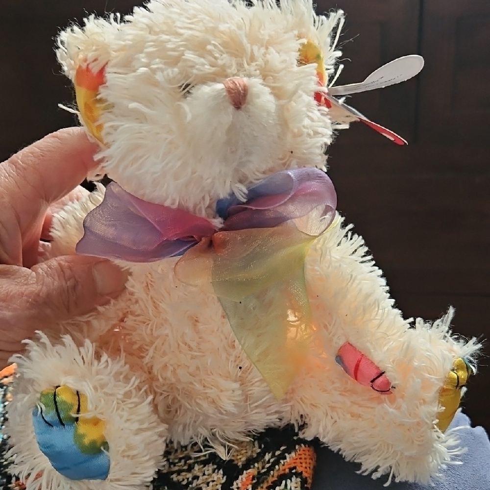 Ty Beanie Babies Bear Carmella The Attic Treasures Collection 2001 Mint W/ Tag
